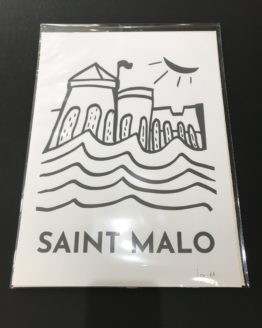 Affiche-de-Saint-Malo-Les-Remparts-trait Affiche-de-Saint-Malo-Les-Remparts-trait