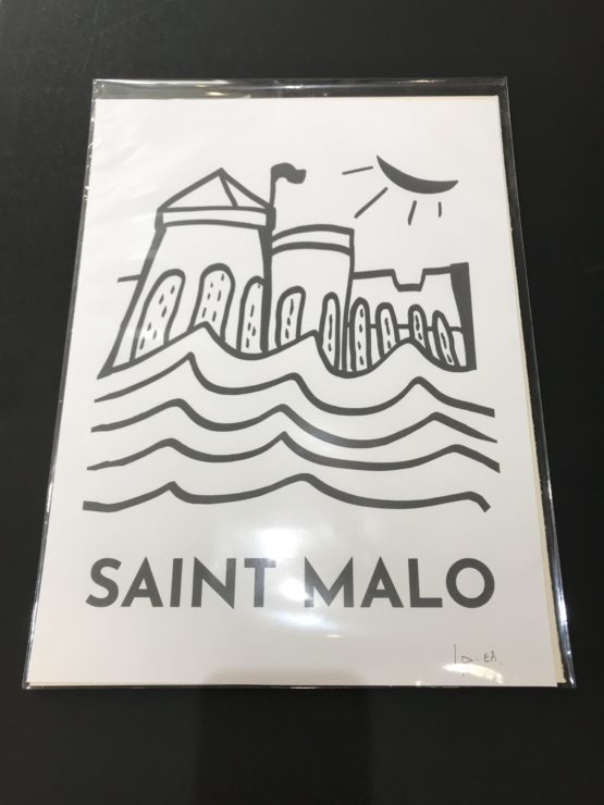Affiche-de-Saint-Malo-Les-Remparts-trait